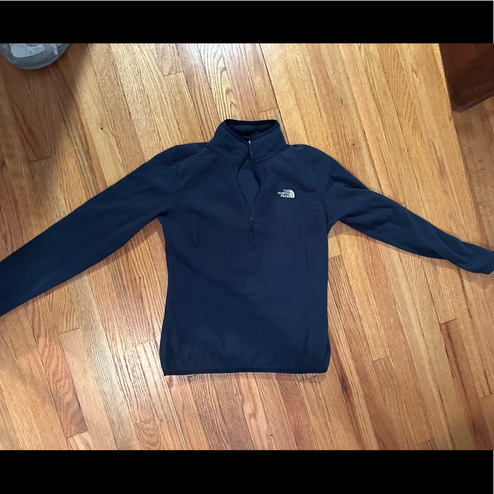 Northface blue fleece quarter zip woman’s small
